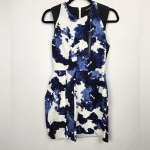 NWT Timo Weiland Dress Blue White Black Size 2